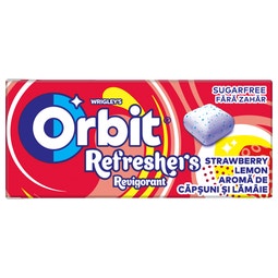 ORBIT REVIGORANT AROMĂ DE CĂPȘUNI ȘI LĂMÂIE 17,9G image